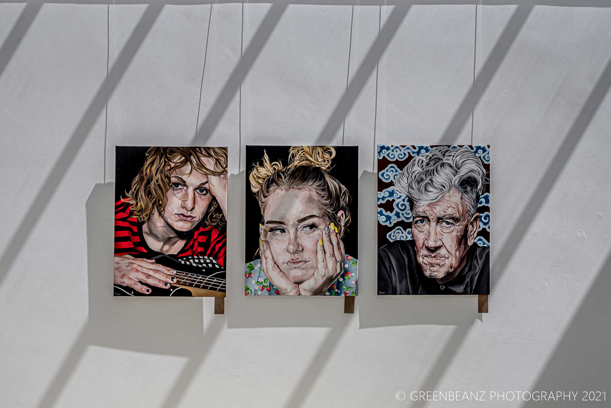 Jo Beer's portraits od David Lynch and others