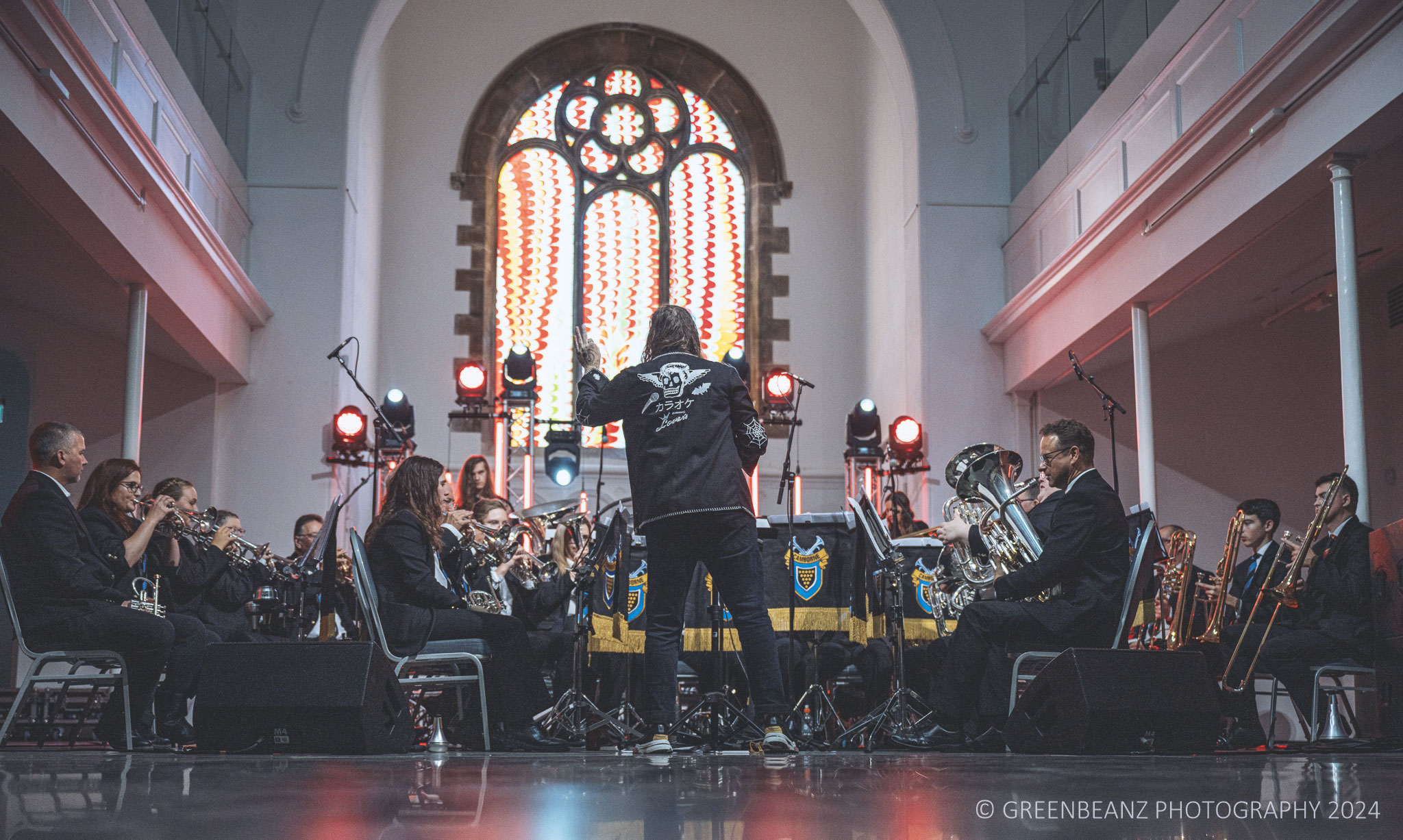 Simon Dobson Conducts Acid Brass with The Camborne Town Brass band