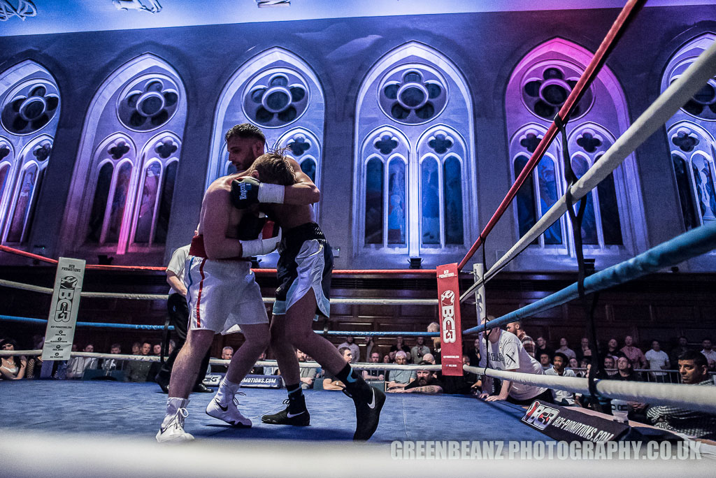 UK Boxers Darren Townley and Liam Richards at Plymouth Guildhall