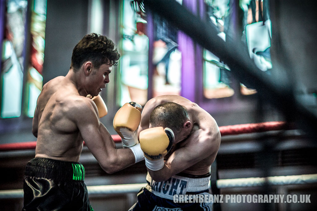 UK Boxing Louis Aitken fighting Kristian Laight in Plymouth