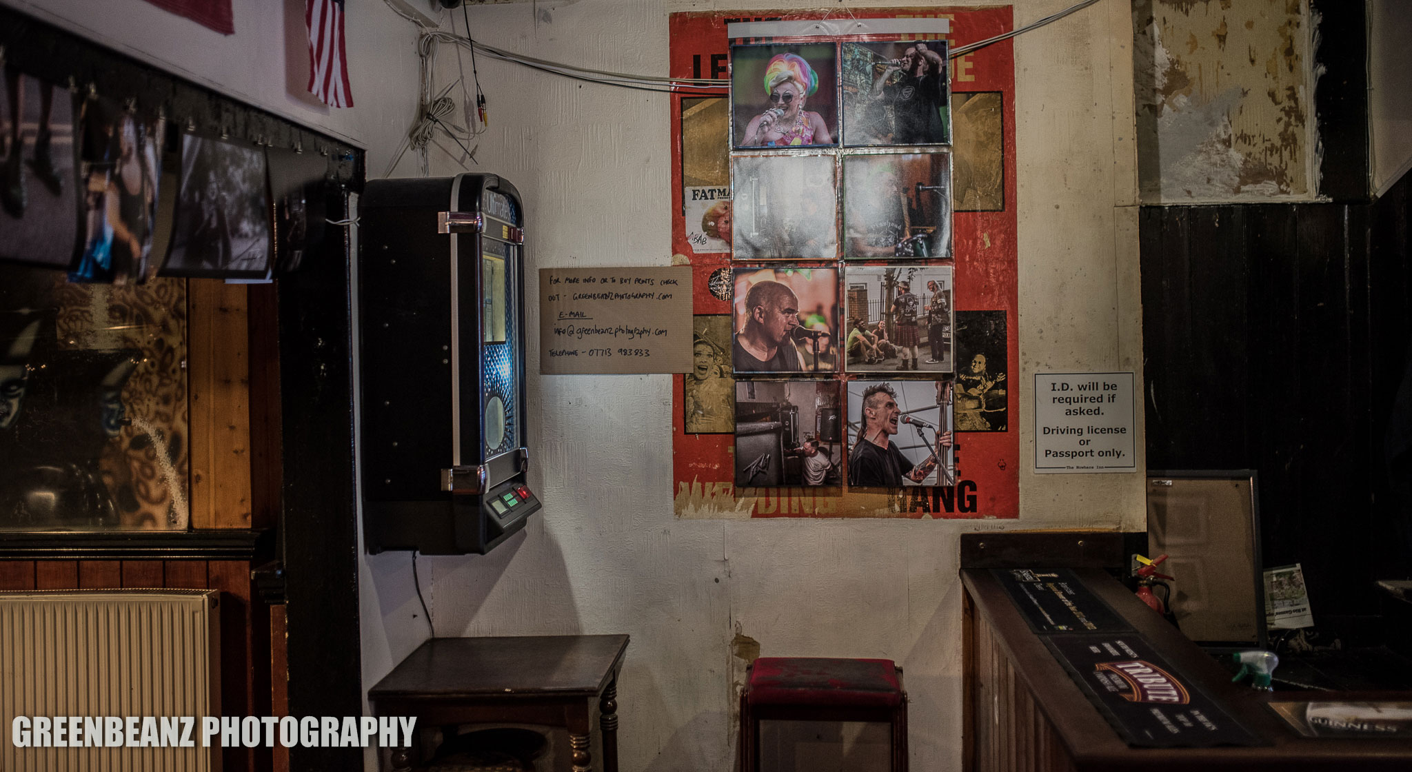 Plymouth Music Photographery exhibition Jukebox at the Nowhere Inn 