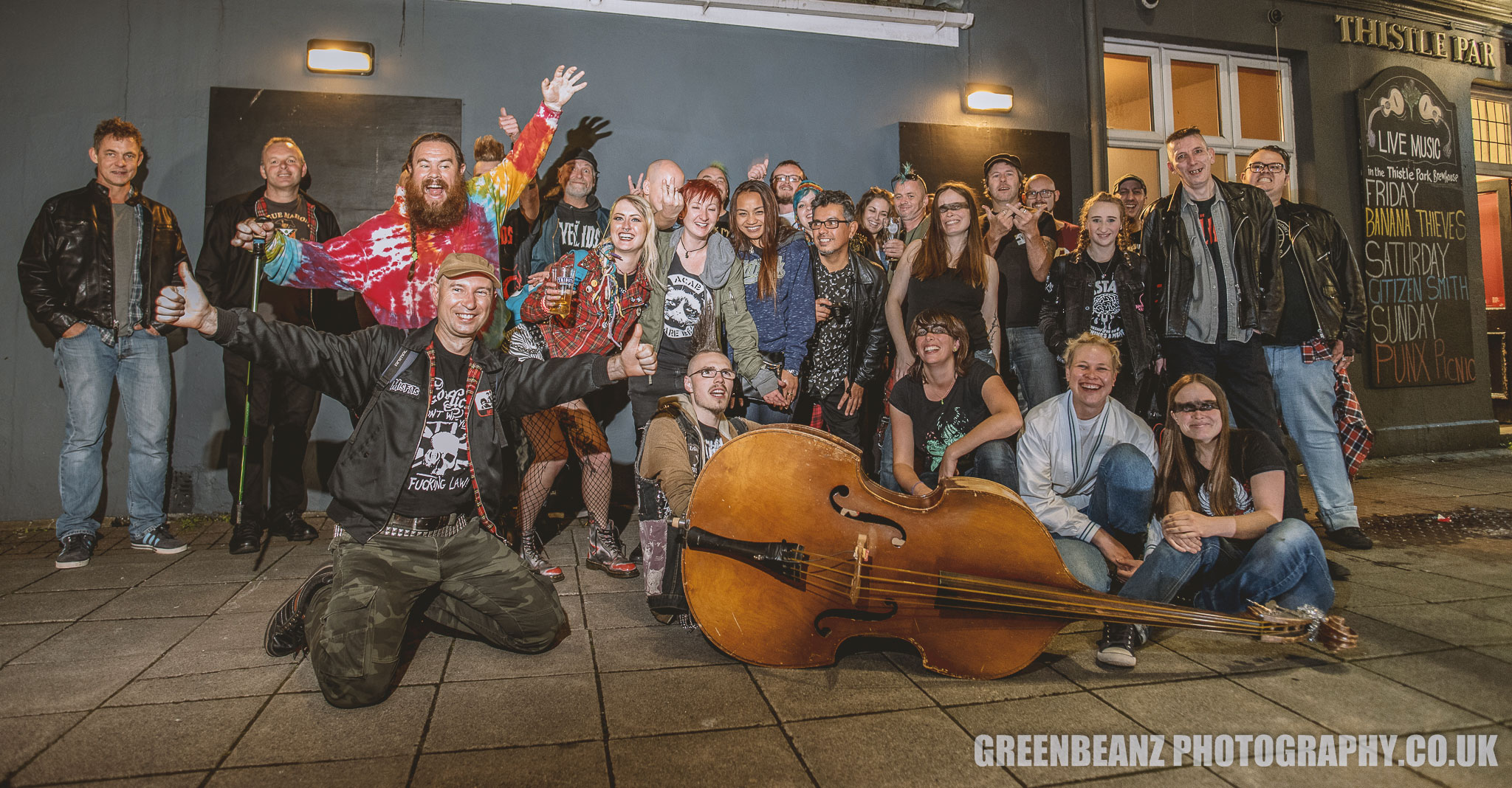 Punk fans and double bass