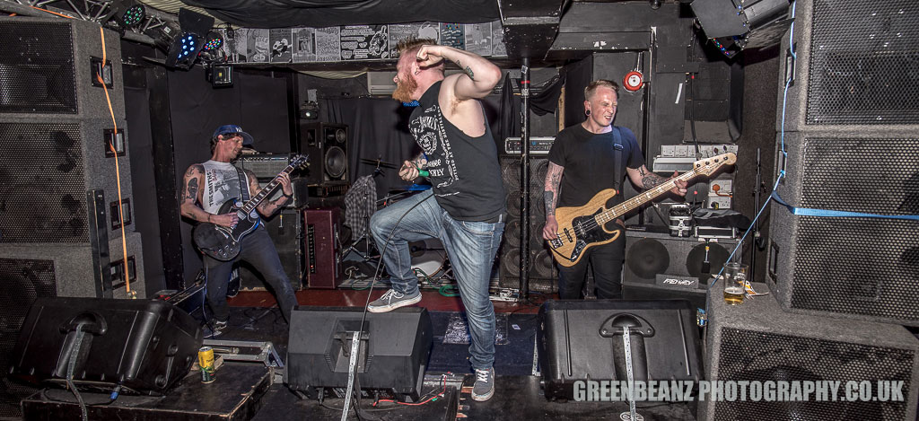 Live Music Photograph of Harcore thrash Crust Band Quiet Man playing in Plymouth