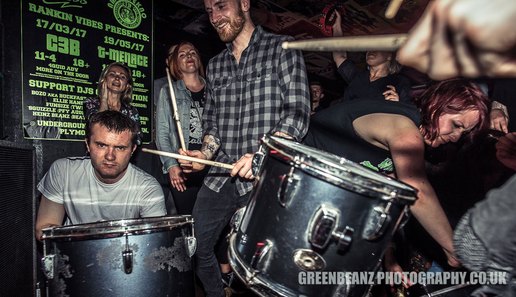 UK Punk Fans play with Damarels at Underground Plymouth