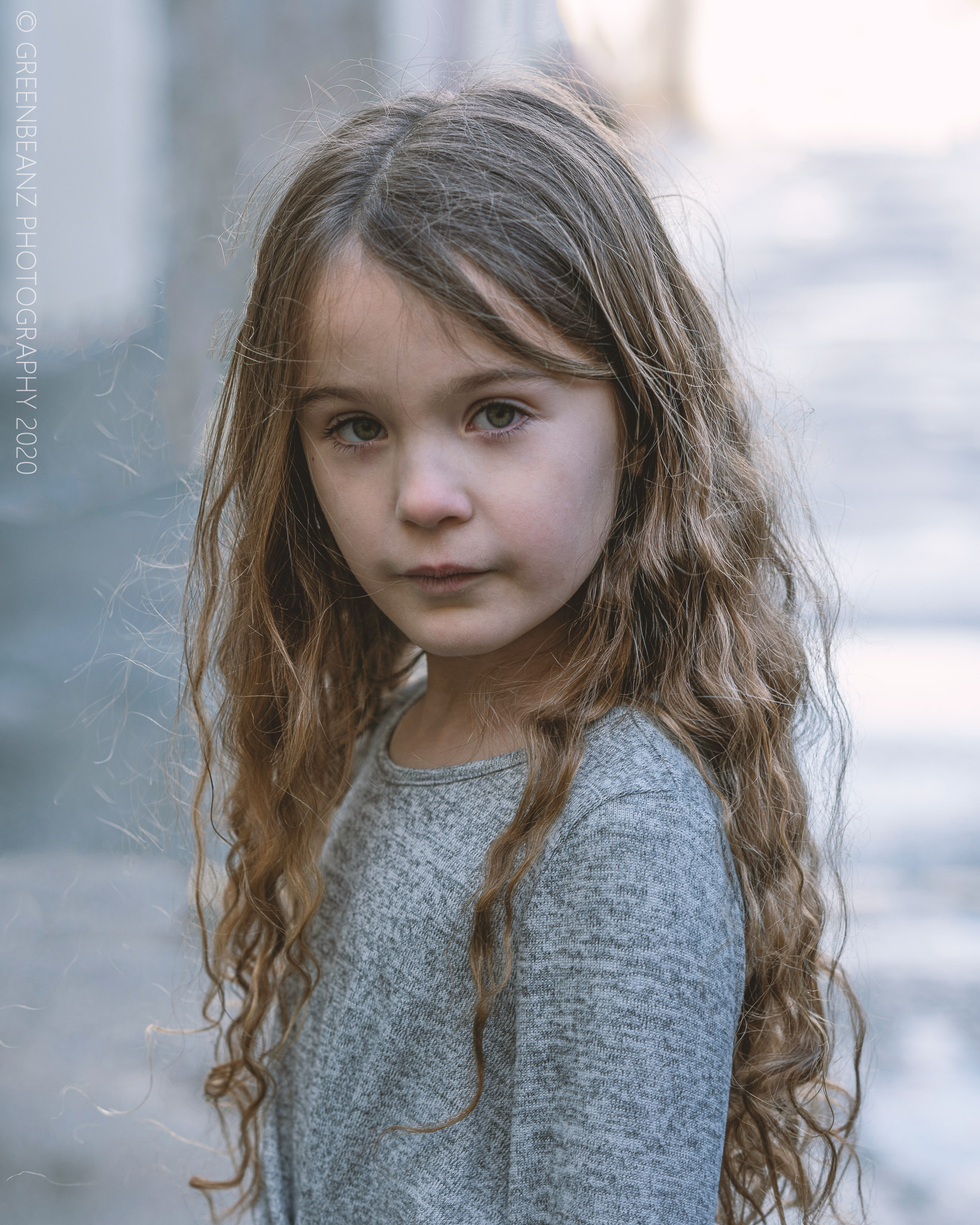 Plymouth young actor Eloise posing in natural light