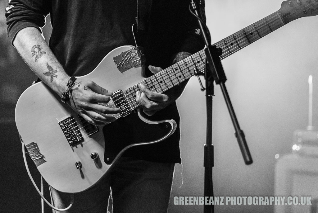 Warhorns Guitar Plymouth The Junction LIve Music Photograph Monochrome