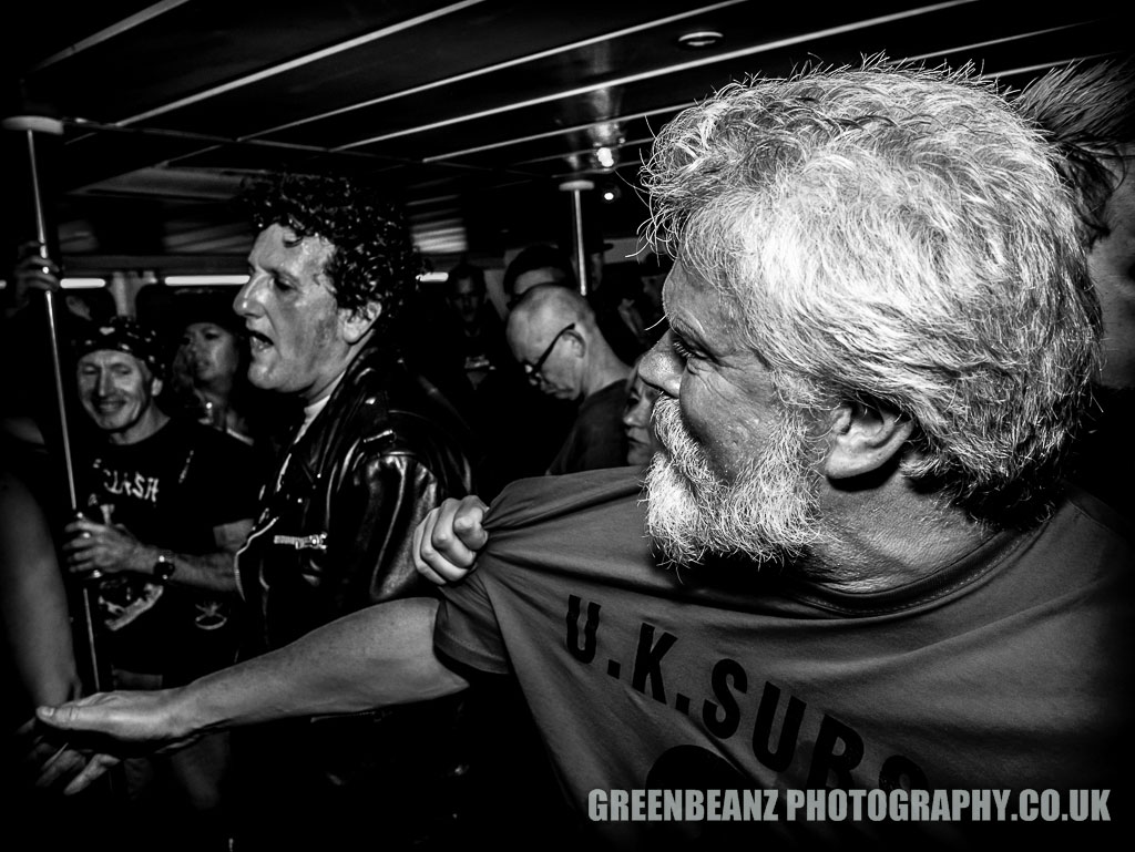 Plymouth punk fans on annual 2017 Punks 'n' Pirate Boat Trip
