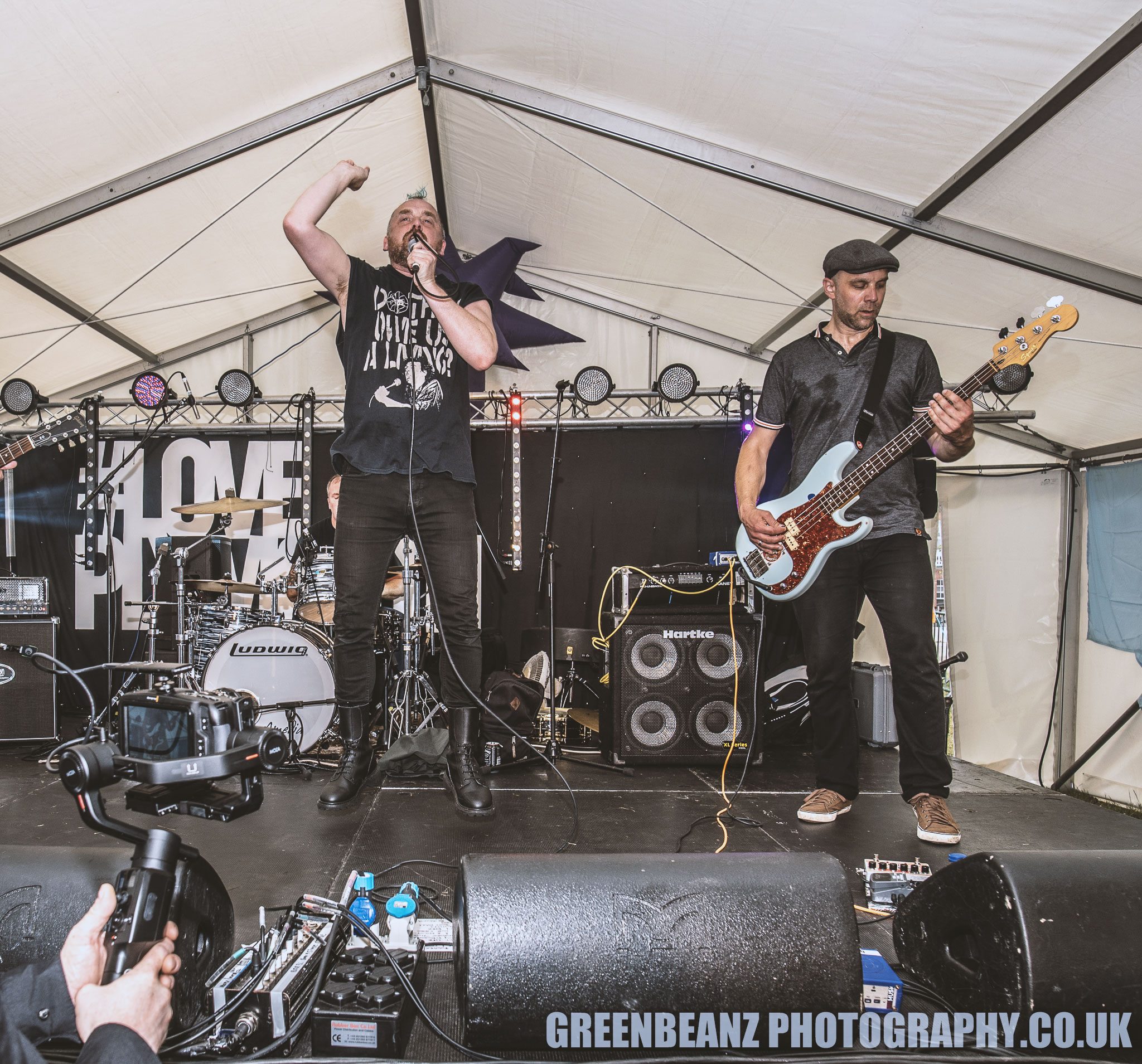 The Bus Station Loonies at Plymouth's Freedom Festival in 2019
