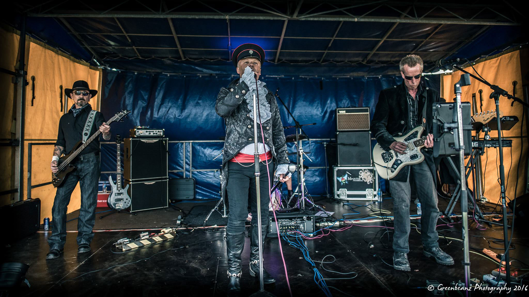 Plymouth Music Photographers Image of Souls of Misfortune the Gothic Rock band at Plymouth Bike Night 