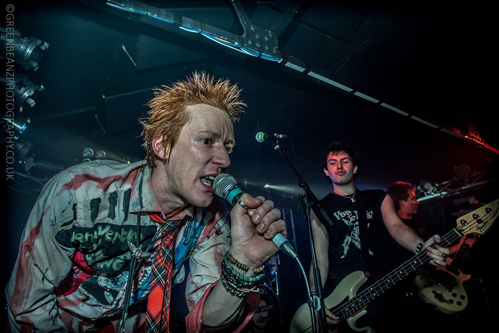 The Sex Pistols Experience performing at The Hub before it's demolition
