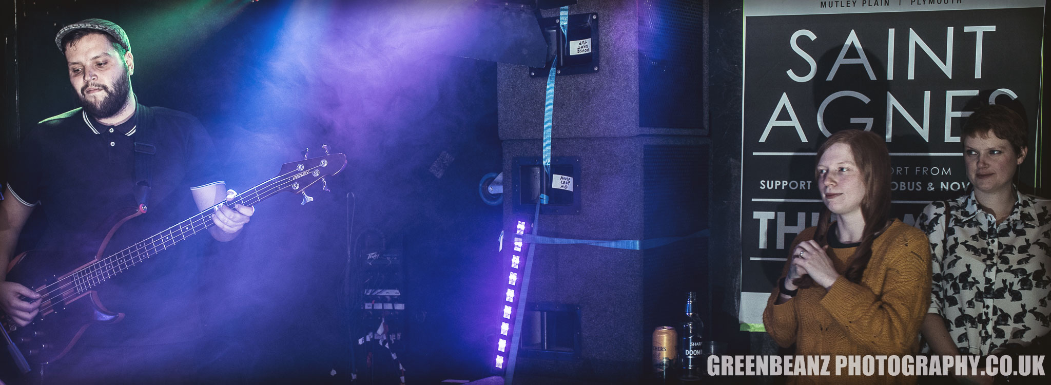 Bubba Erikson on Bass for Jack Cookson at the 'Chamfer' EP launch in 2018