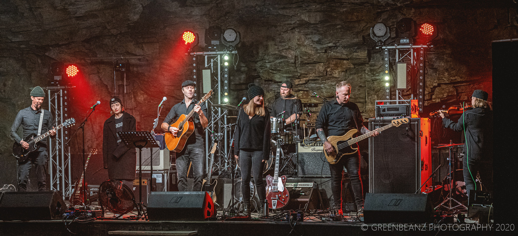  'Crazy Arm' live at Carnglaze Caverns in March 2020