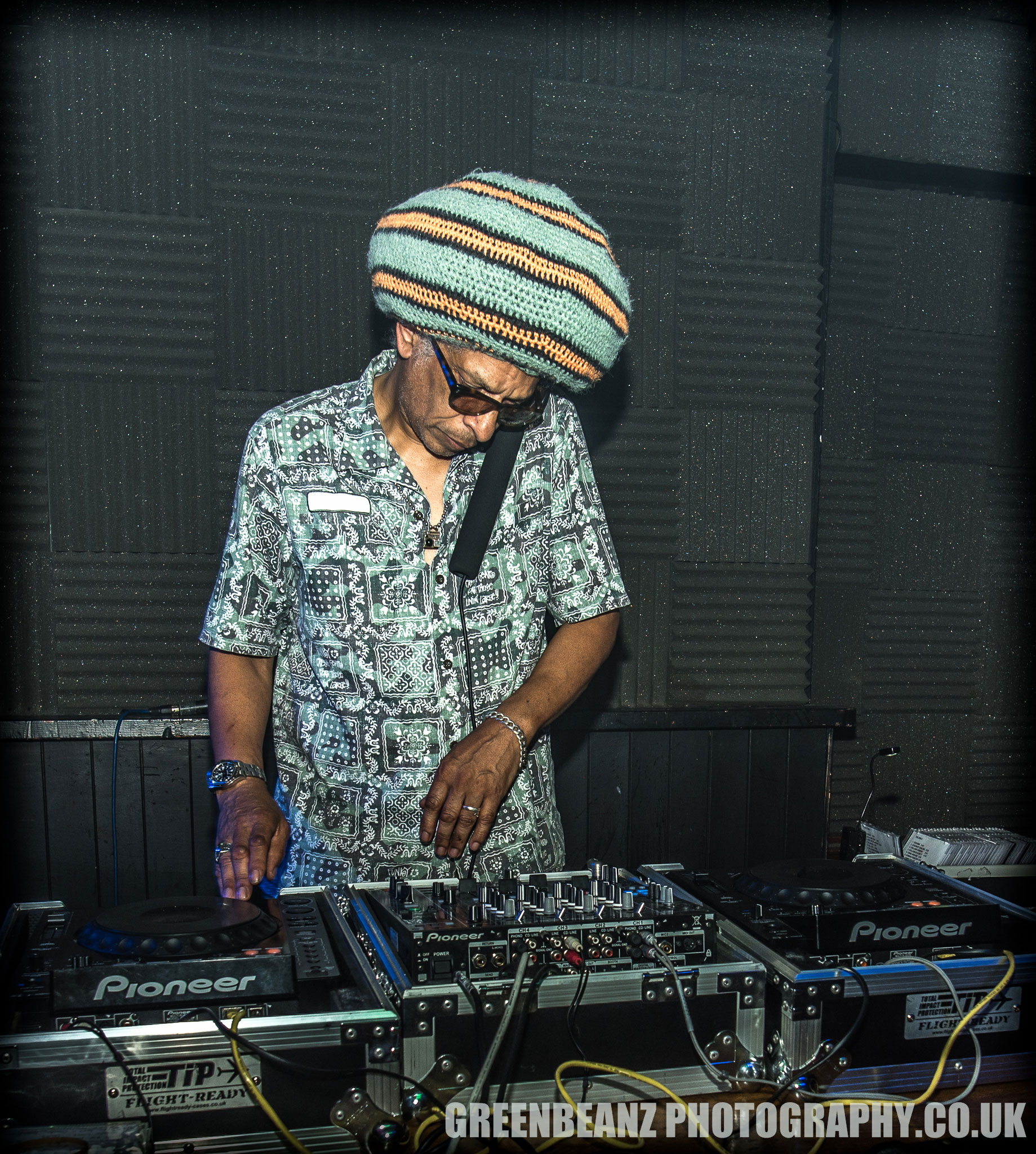 Don Letts reggae punk pioneer at Plymouth Gig during the 2018 UK Tour