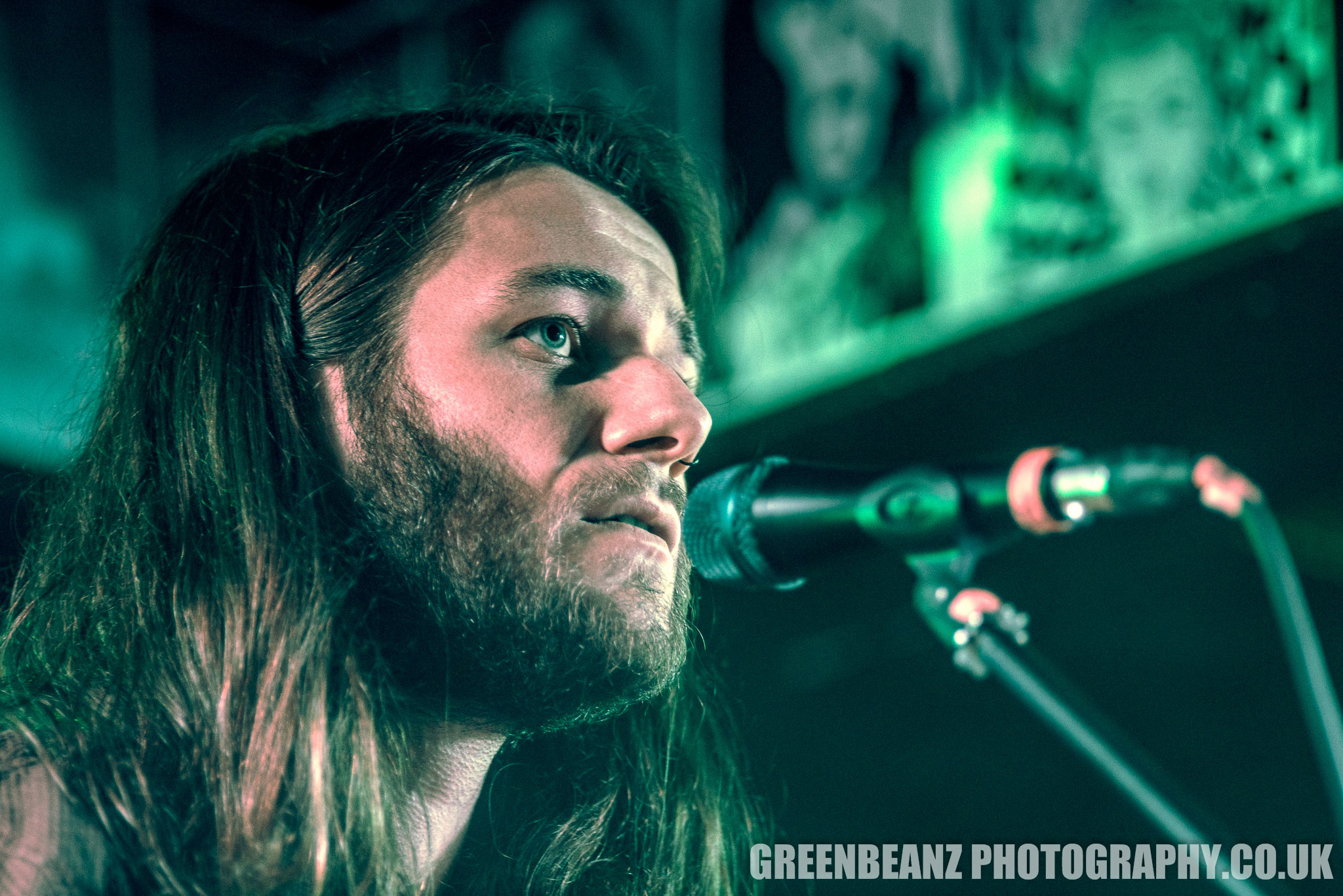 Folk and Roots Singer Songwriter Jack Cookson at the launch of 'Chamfer ' Underground Plymouth 5th April 2018