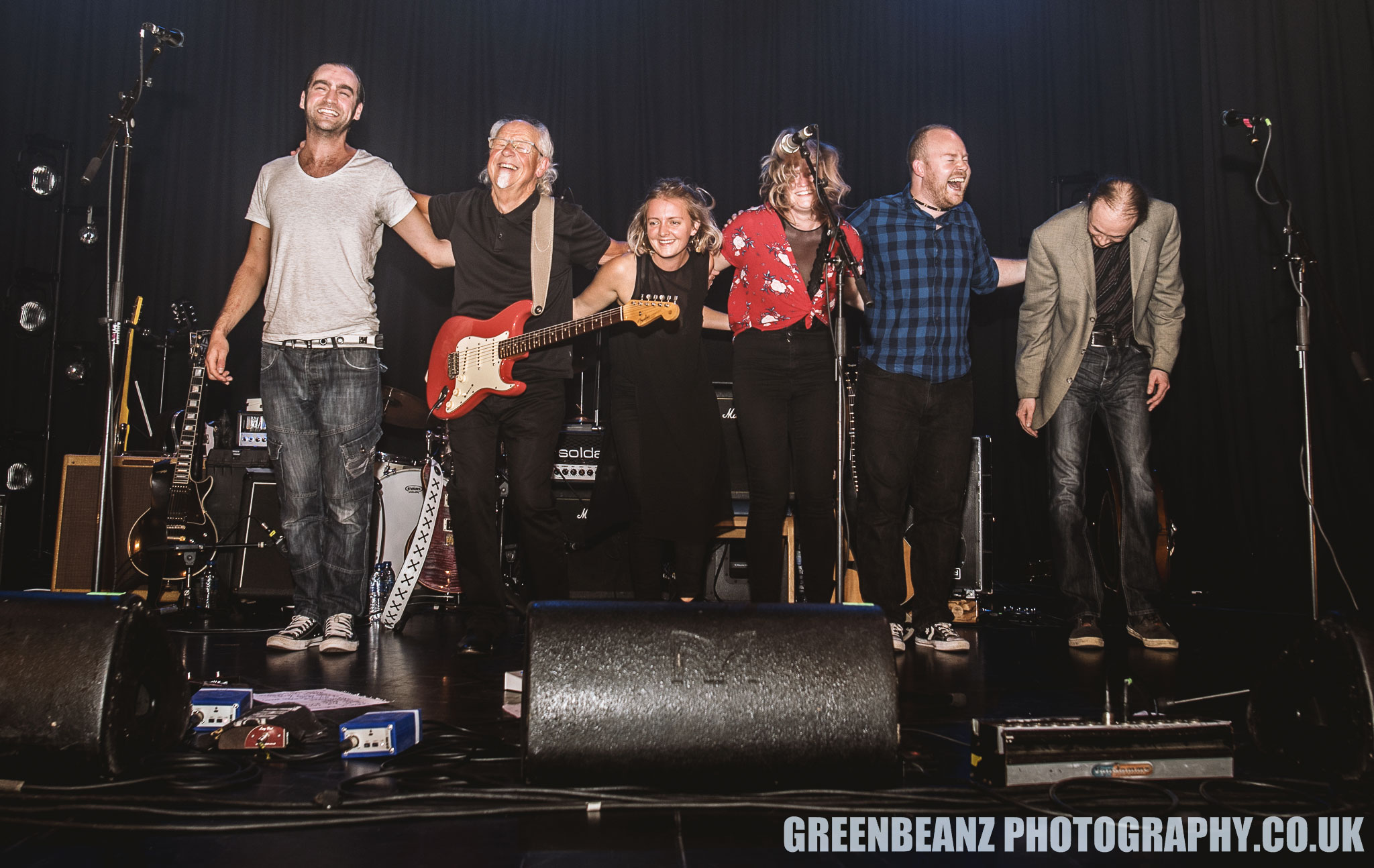 The Martin Barre Band at the end of Keeping Music Live Plymouth 2018