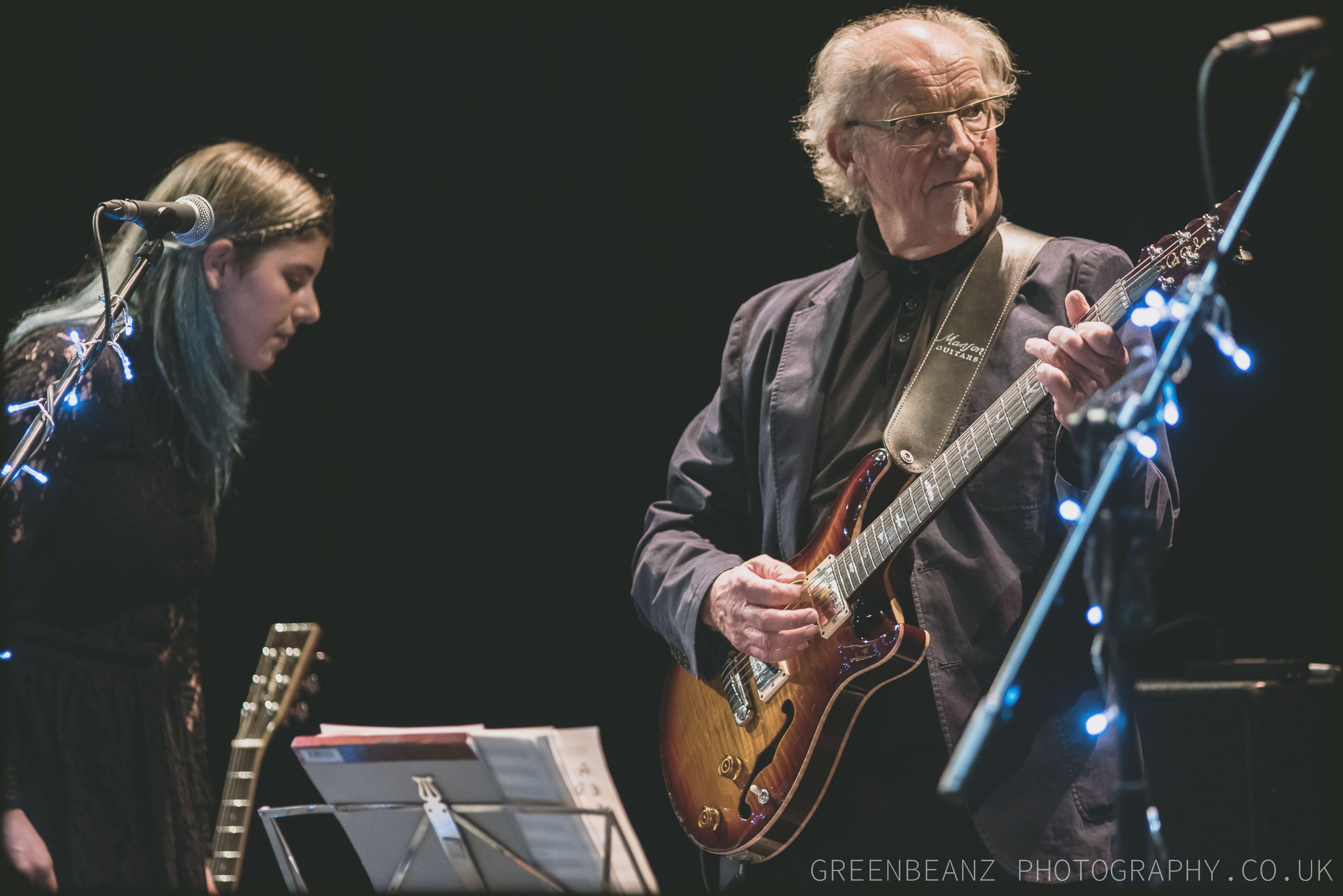 Martin Barre playing at The Trees Christmas show on Plymouth's Barbican