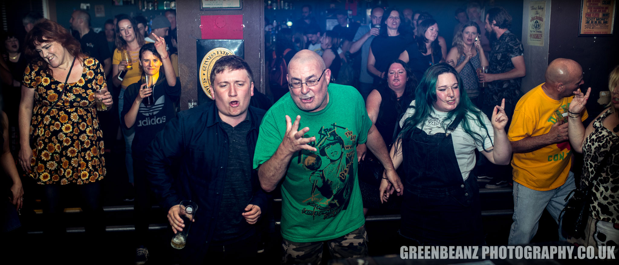 Punk and Reggae fans at The Junction in Plymouth